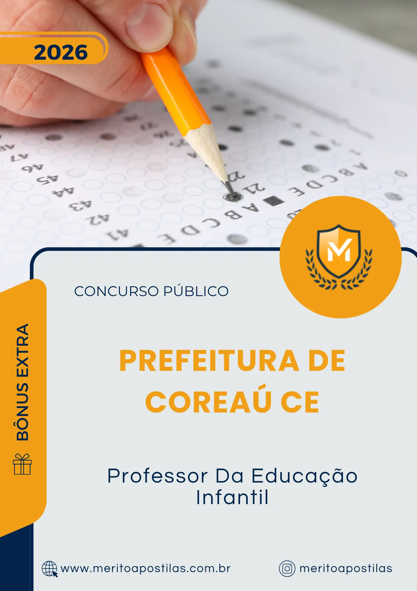 Apostila Professor Da Educação Infantil Prefeitura de Coreaú CE 2026