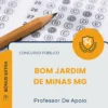 Apostila Professor De Apoio Prefeitura de Bom Jardim de Minas MG 2026