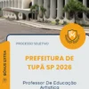 Apostila Professor De Educação Artística Prefeitura de Tupã SP 2026