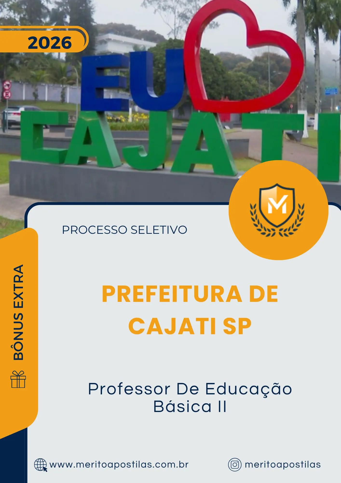 Apostila Professor De Educação Básica II Prefeitura de Cajati SP 2026