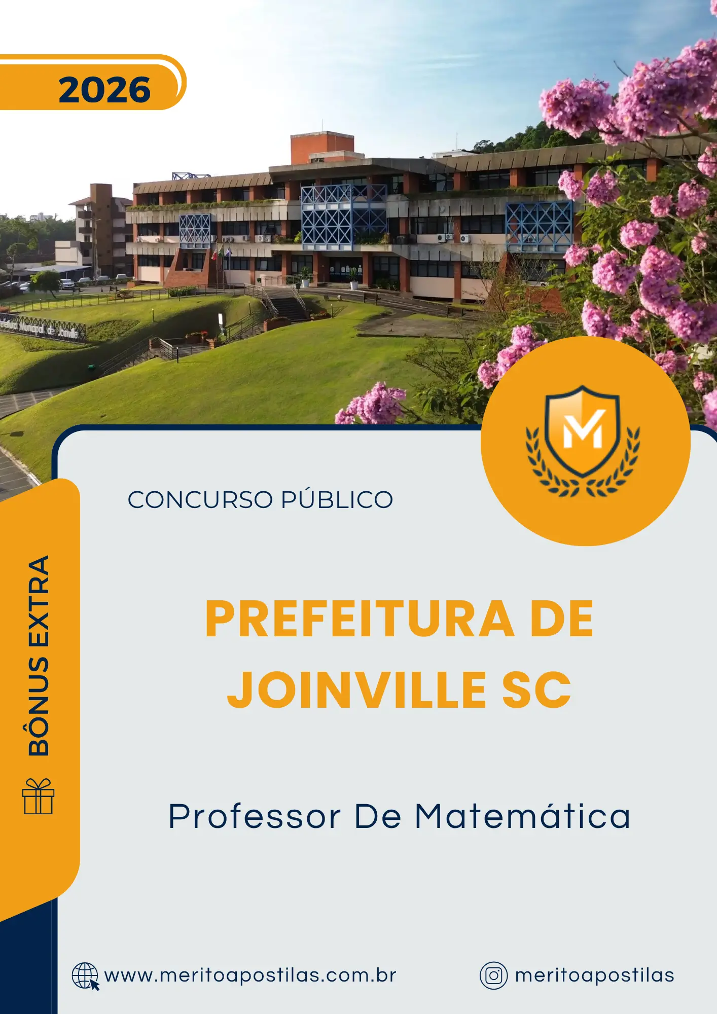 Apostila Professor De Matemática Prefeitura de Joinville SC 2026
