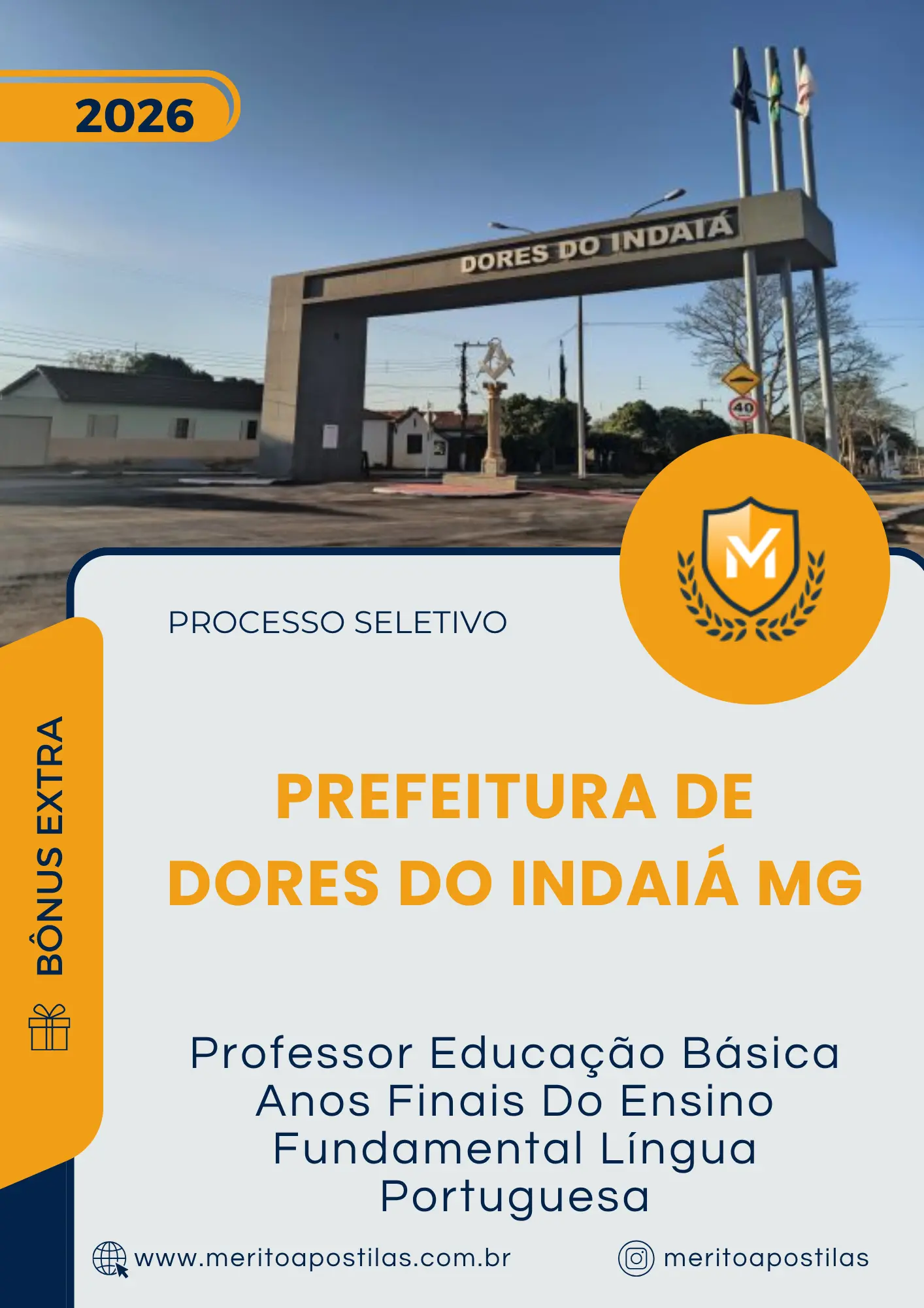 Apostila Professor Educação Básica Anos Finais Do Ensino Fundamental Língua Portuguesa Prefeitura de Dores do Indaiá MG 2026