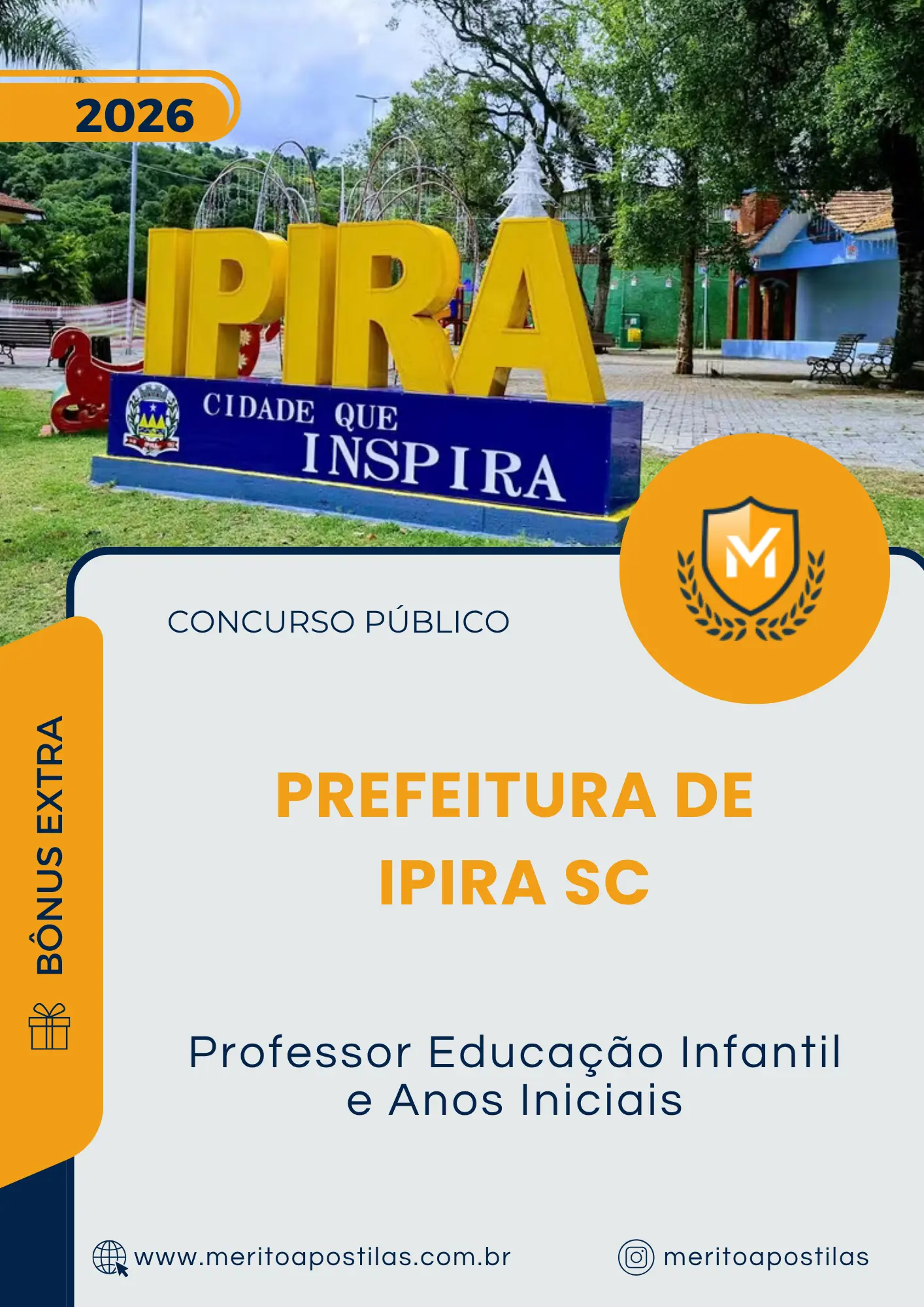 Apostila Professor Educação Infantil e Anos Iniciais Prefeitura de Ipira SC 2026
