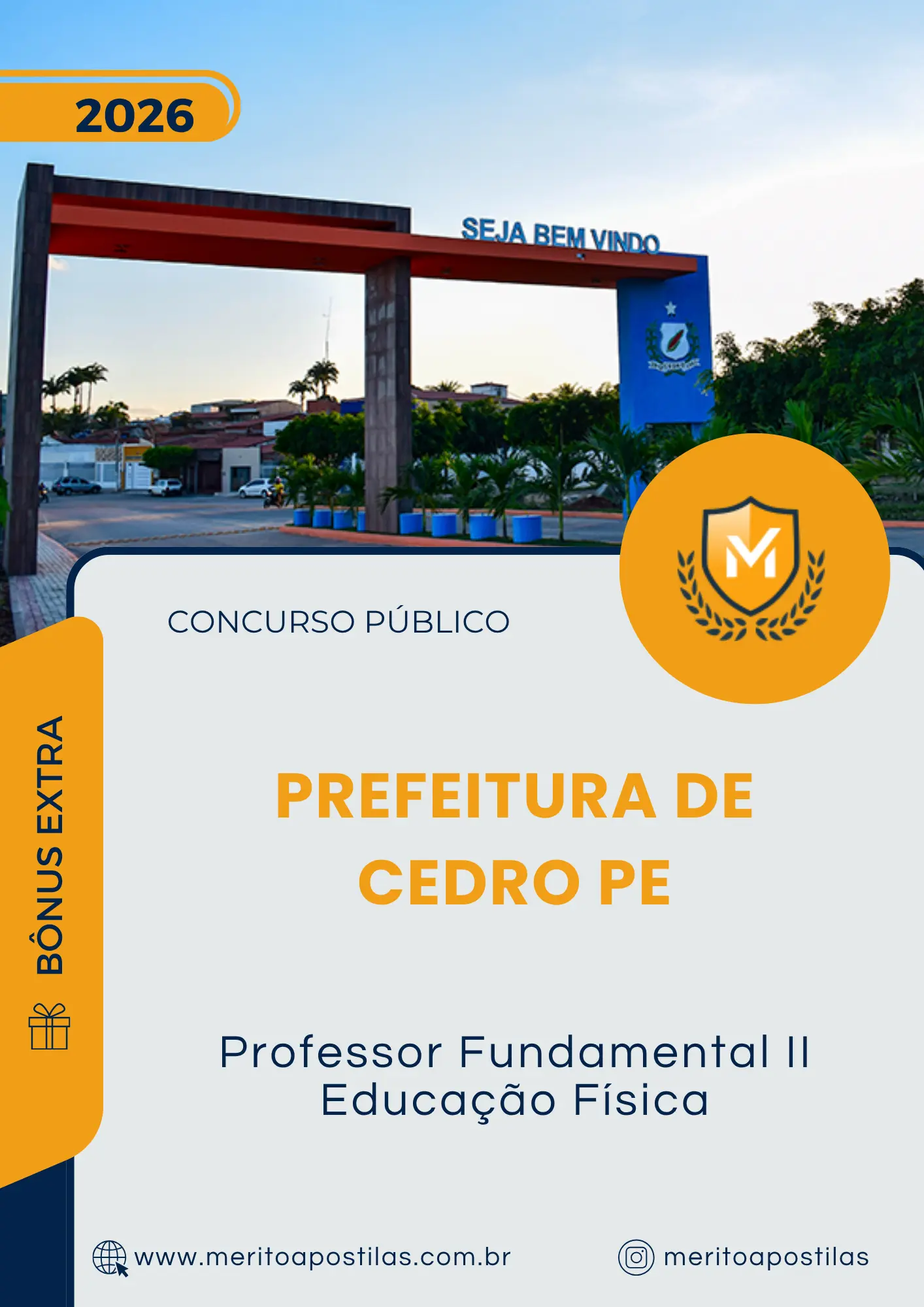 Apostila Professor Fundamental II Educação Física Prefeitura de Cedro PE 2026