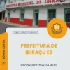 Apostila Professor MAPA 40H Prefeitura de Ibiraçu ES 2026