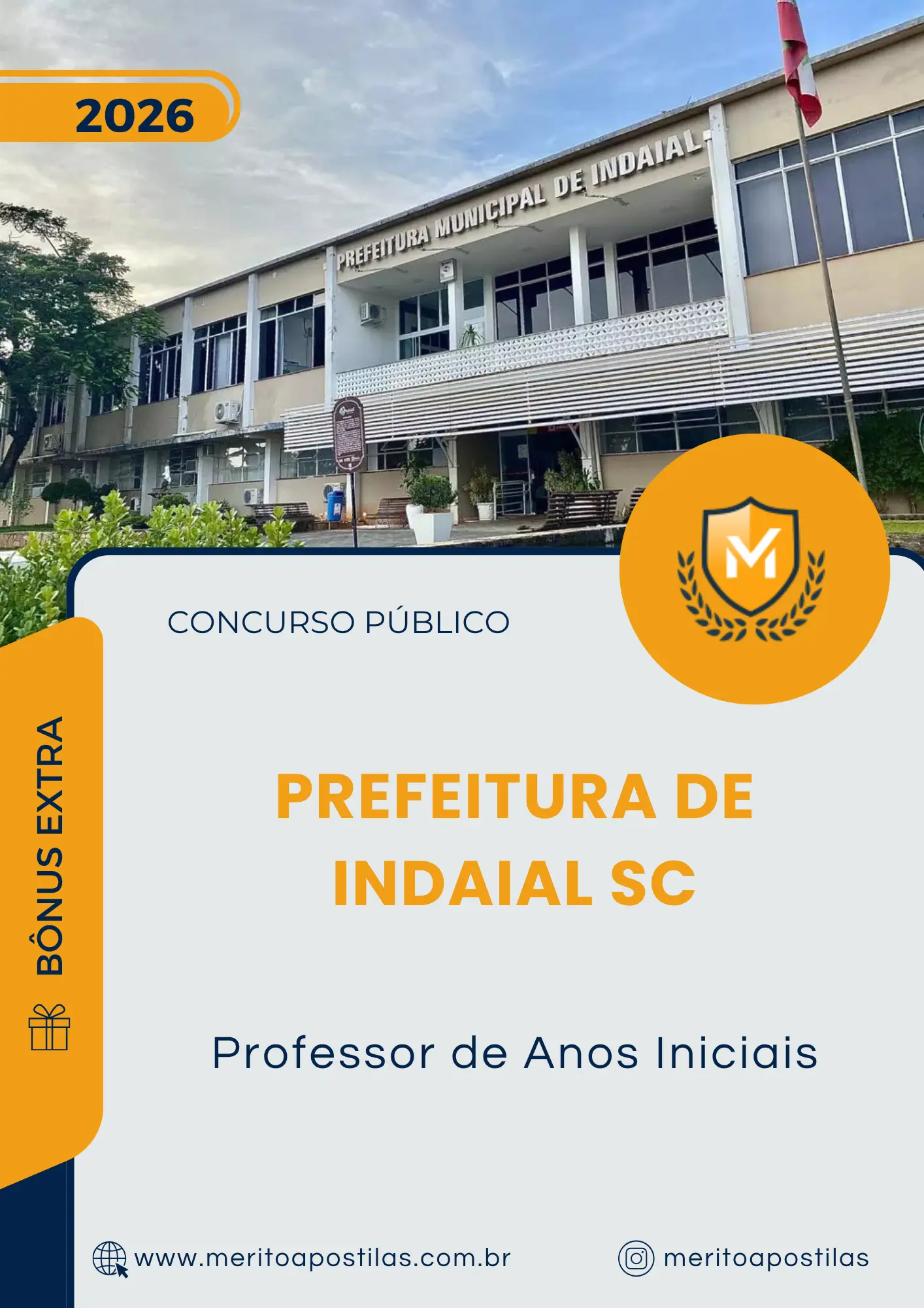 Apostila Professor de Anos Iniciais Prefeitura de Indaial SC 2026