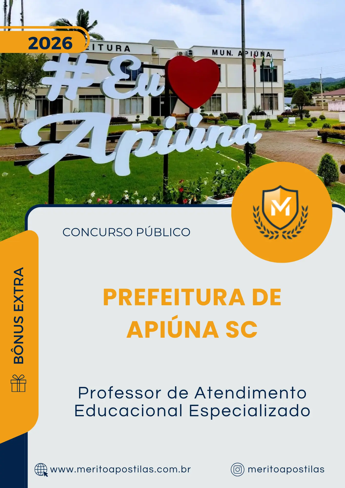 Apostila Professor de Atendimento Educacional Especializado Prefeitura de Apiúna SC 2026