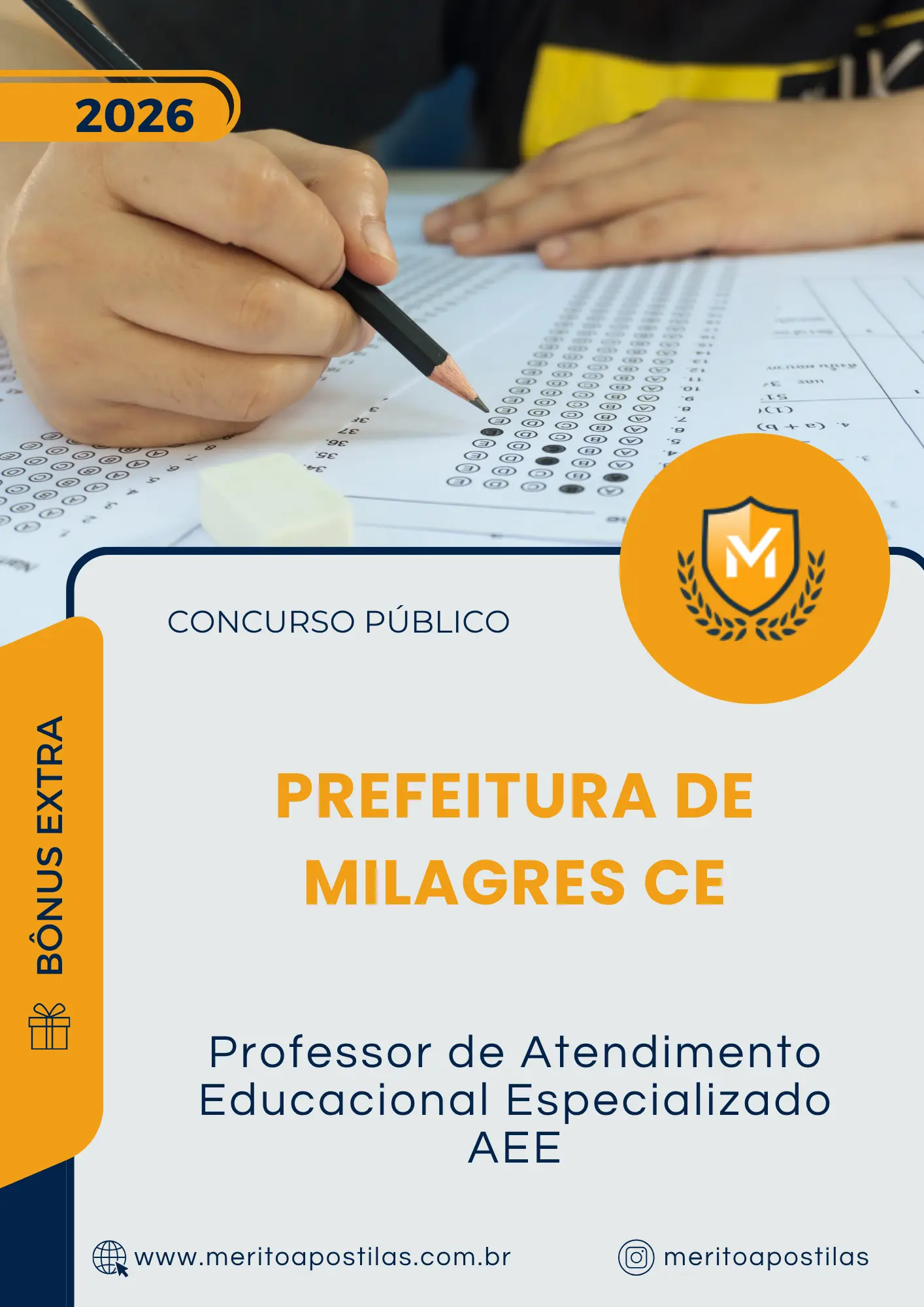 Apostila Professor de Atendimento Educacional Especializado AEE Prefeitura de Milagres CE 2026