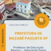 Apostila Professor de Educação Básica I Educação Física Prefeitura de Nazaré Paulista SP 2026