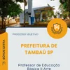 Apostila Professor de Educação Básica II Arte Prefeitura de Tambaú SP 2026