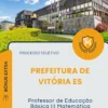 Apostila Professor de Educação Básica III Matemática Prefeitura de Vitória ES 2026