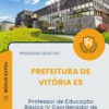 Apostila Professor de Educação Básica IV Coordenador de Turno Prefeitura de Vitória ES 2026