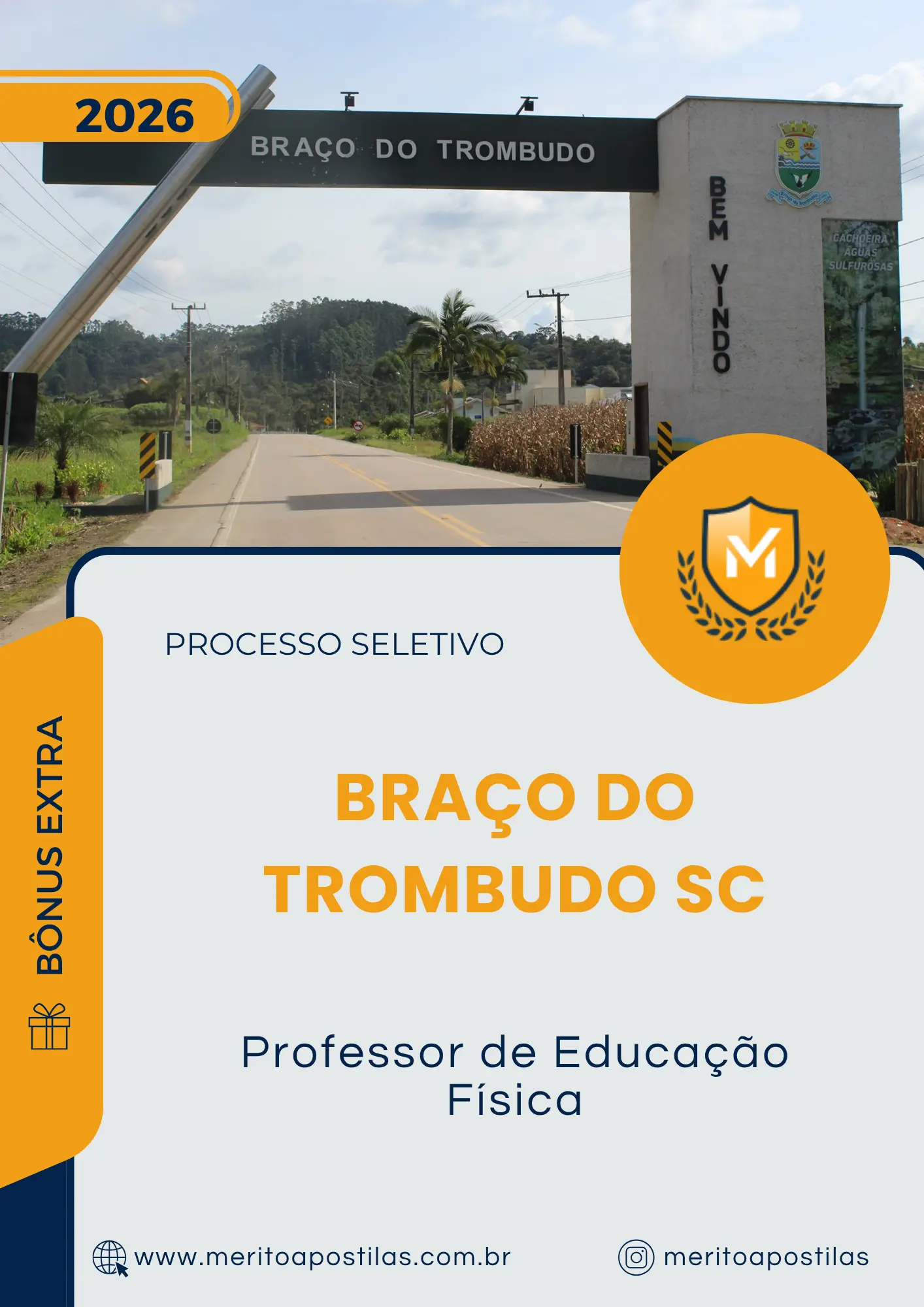 Apostila Professor de Educação Física Prefeitura de Braço do Trombudo SC 2026