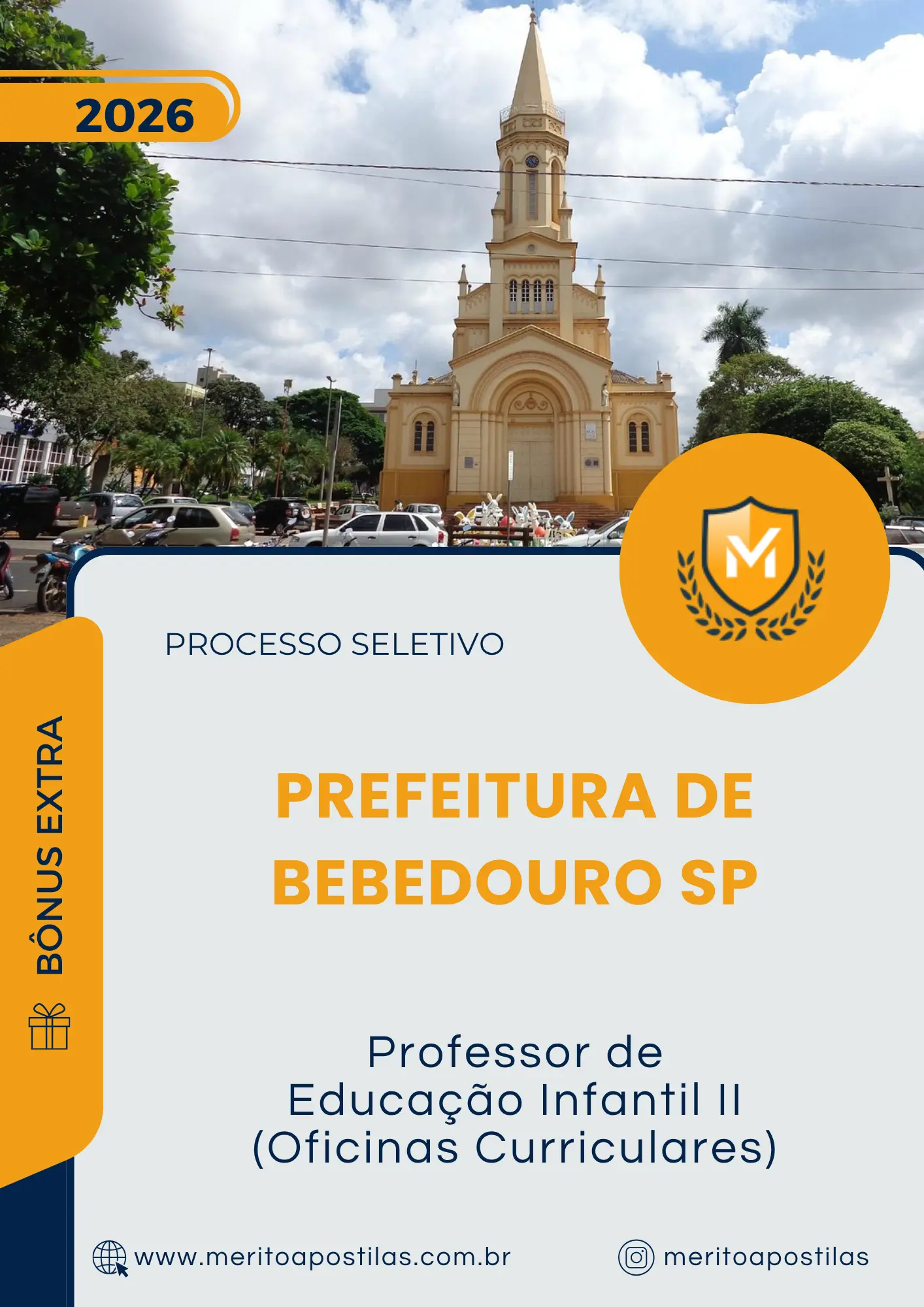 Apostila Professor de Educação Infantil II Oficinas Curriculares Prefeitura de Bebedouro SP 2026