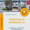 Apostila Professor de Ensino Fundamental I Prefeitura de Bombinhas SC 2026