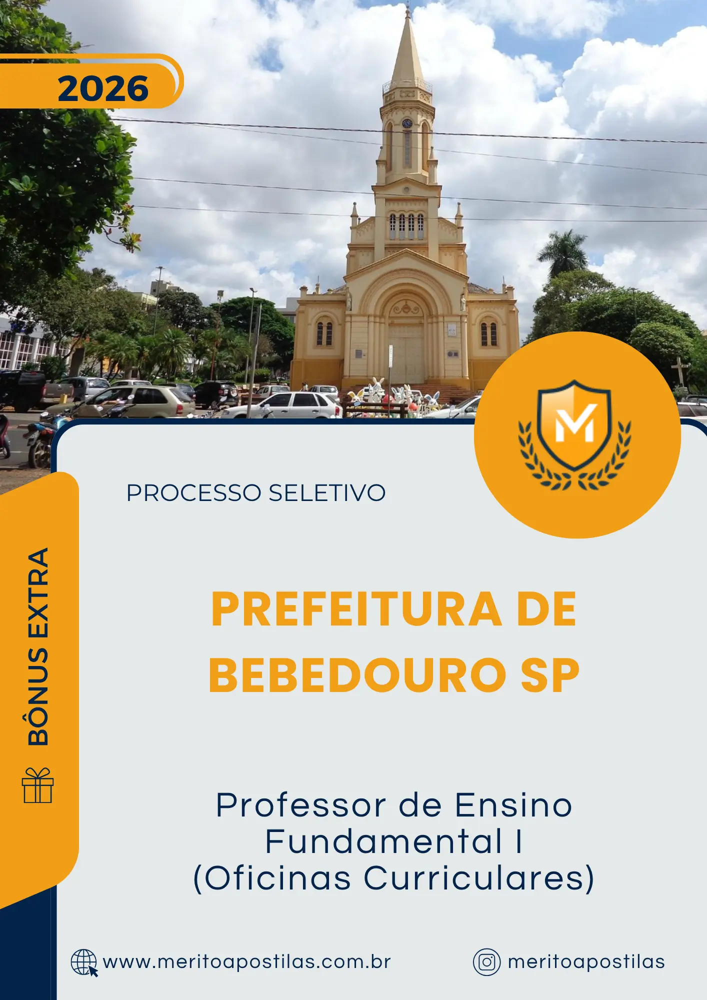 Apostila Professor de Ensino Fundamental I Oficinas Curriculares Prefeitura de Bebedouro SP 2026