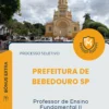 Apostila Professor de Ensino Fundamental II Educação Física Prefeitura de Bebedouro SP 2026