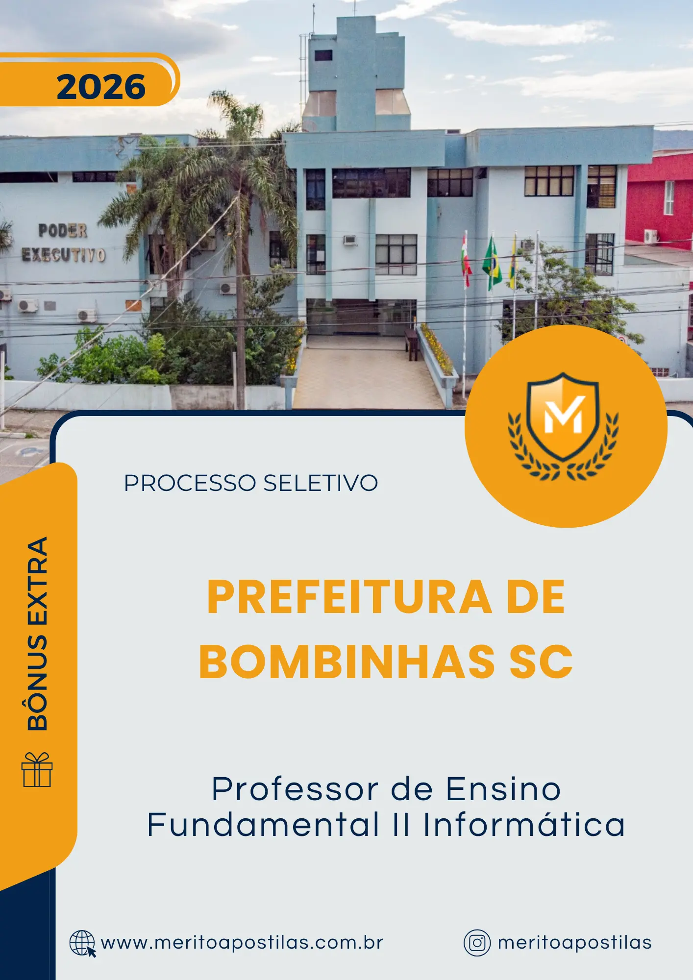 Apostila Professor de Ensino Fundamental II Informática Prefeitura de Bombinhas SC 2026