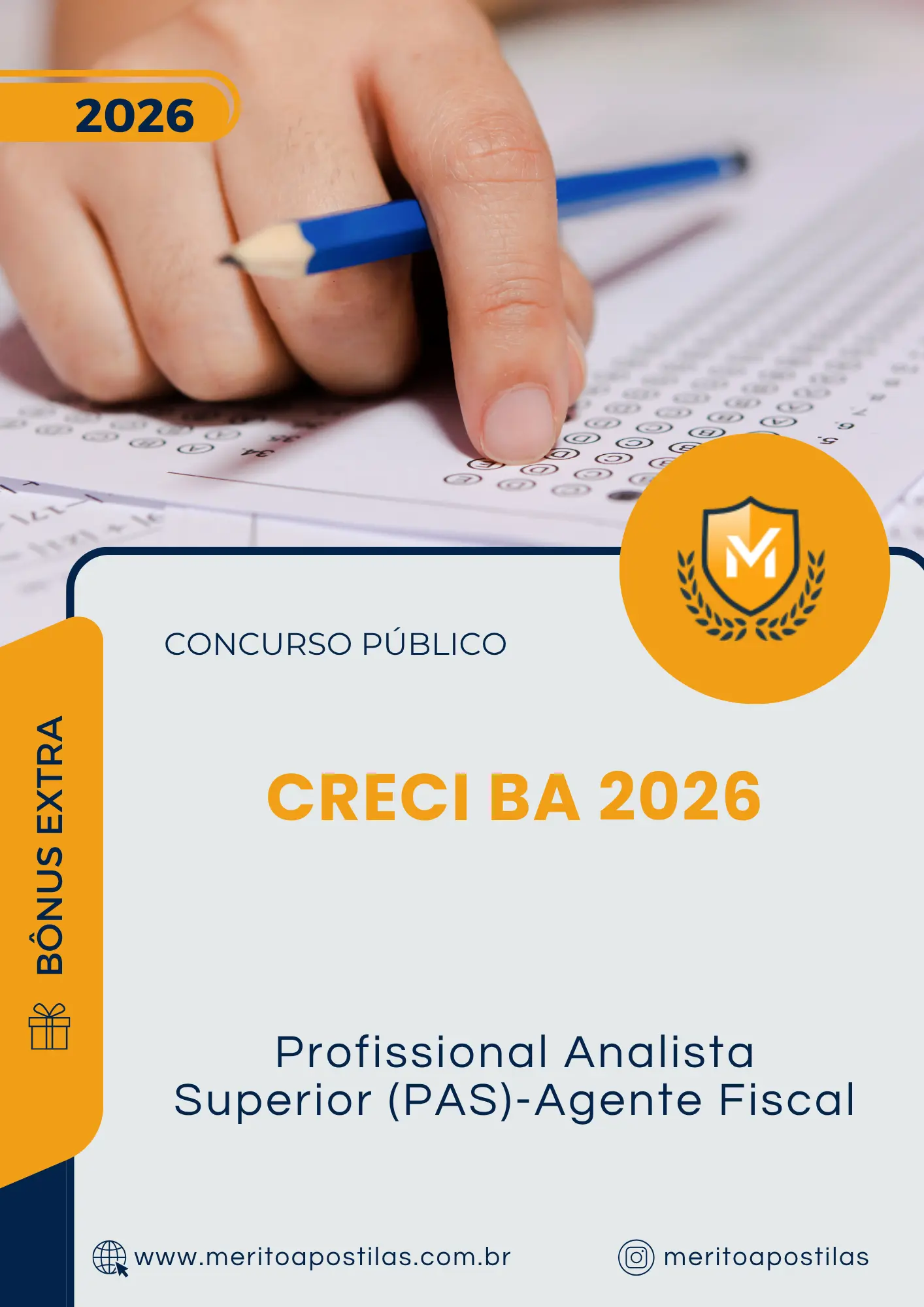 Apostila Profissional Analista Superior PAS Agente Fiscal Concurso Público CRECI BA 2026