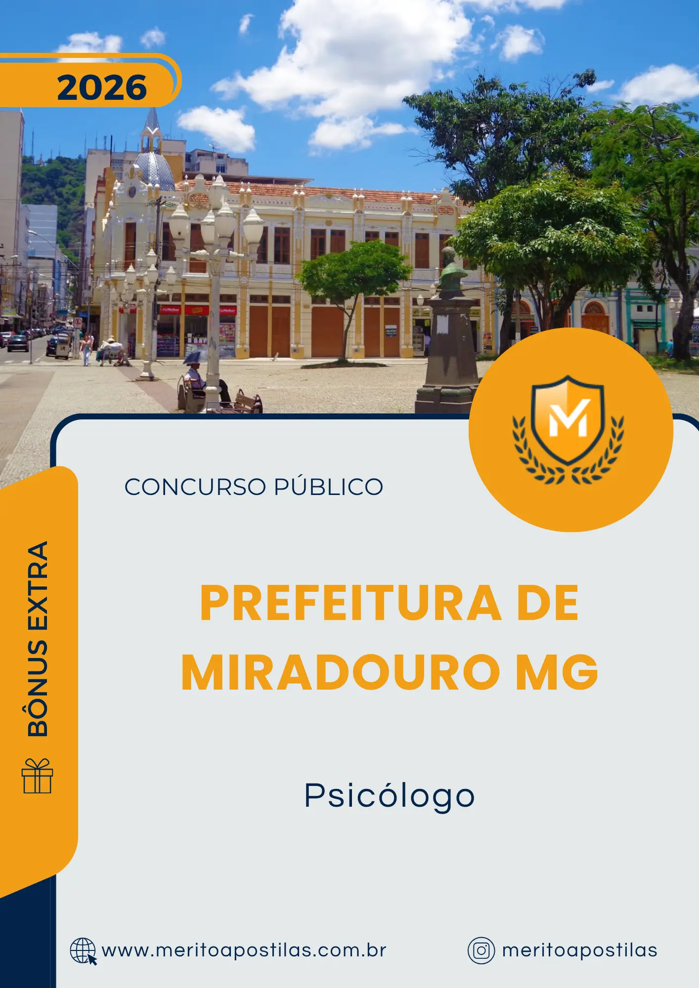 Apostila Psicólogo Prefeitura de Miradouro MG 2026