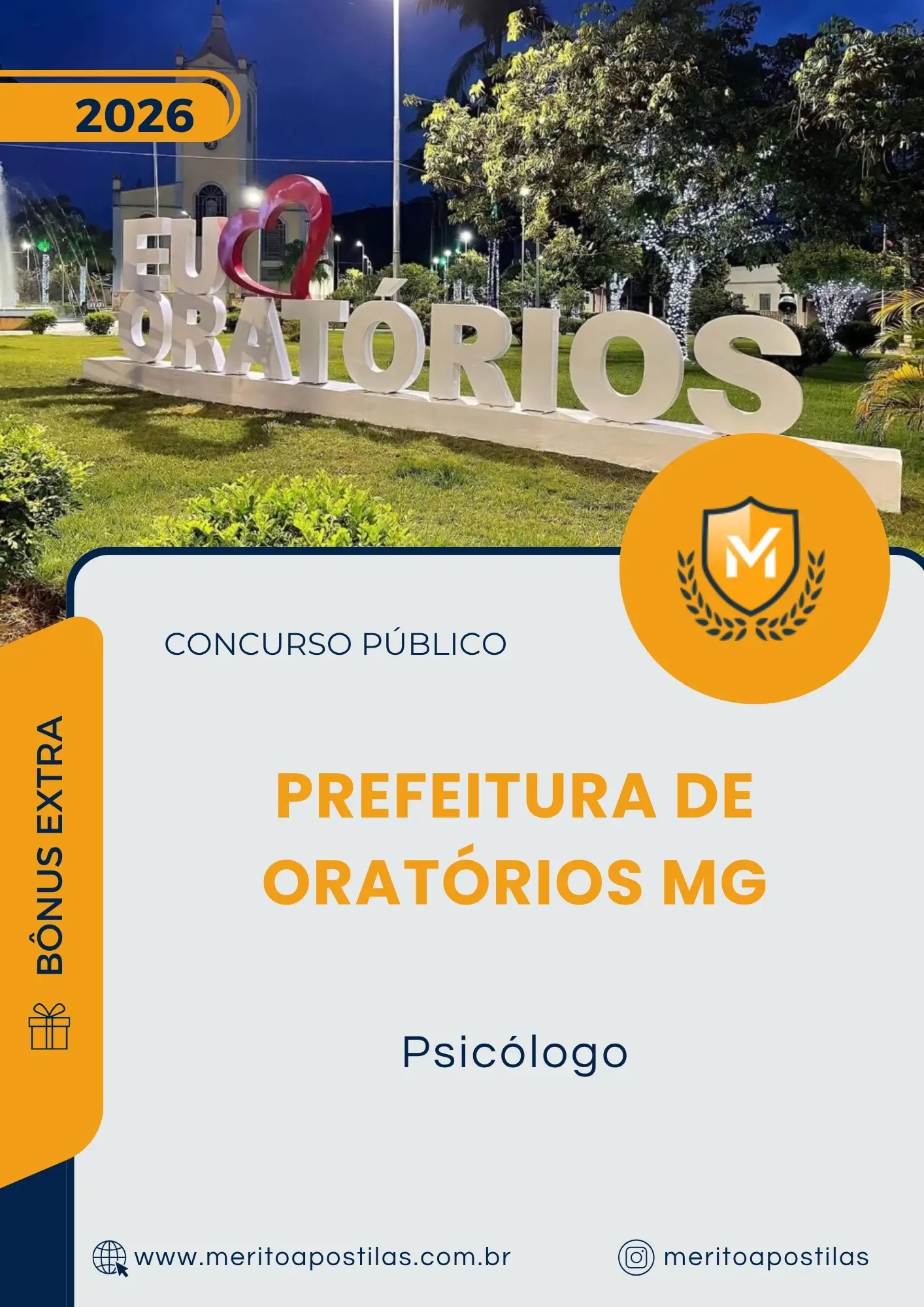 Apostila Psicólogo Prefeitura de Oratórios MG 2026