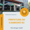 Apostila Psicólogo Cedit Prefeitura de Camboriú SC 2026
