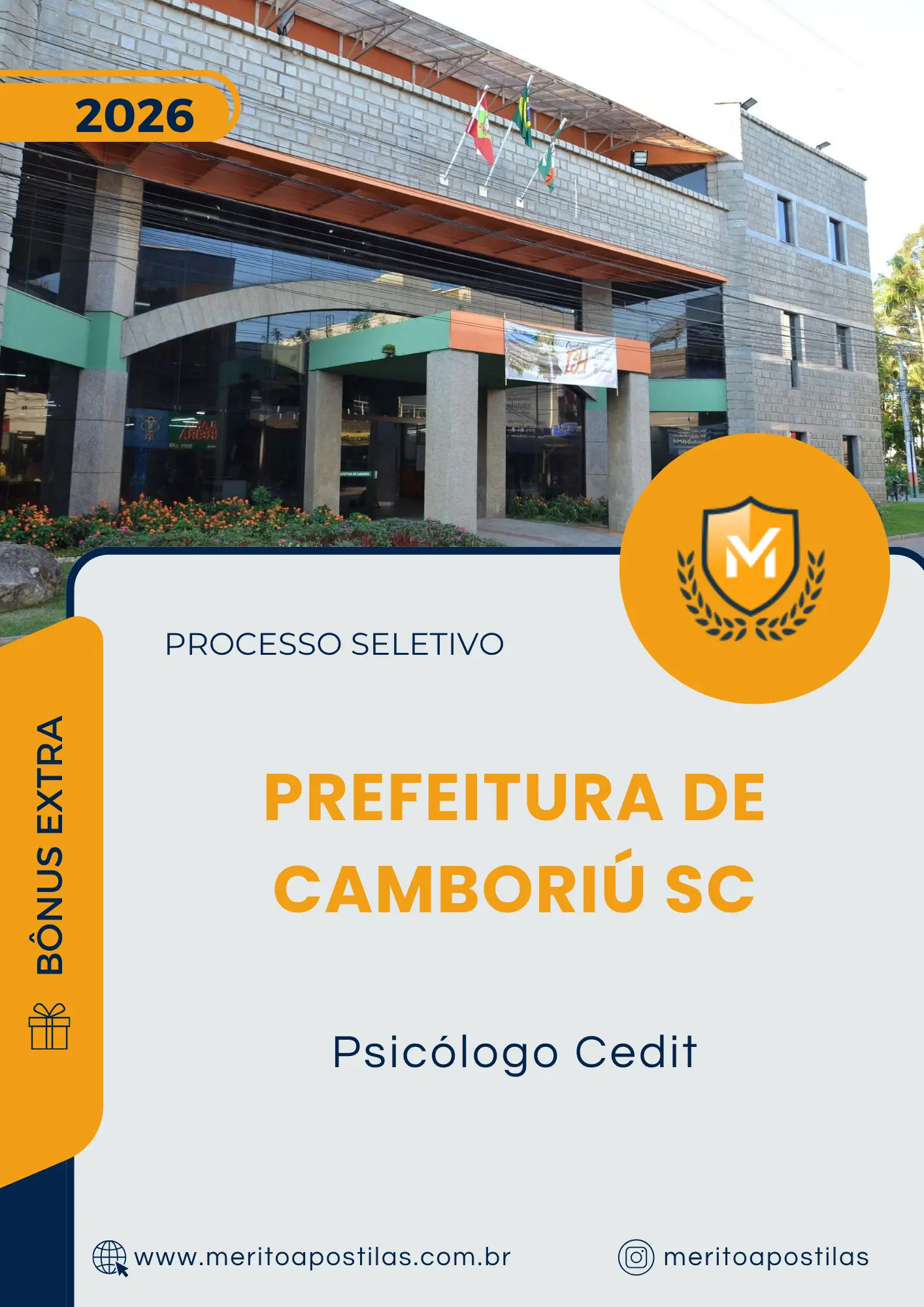 Apostila Psicólogo Cedit Prefeitura de Camboriú SC 2026