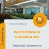 Apostila Psicólogo Educacional Prefeitura de Ipatinga MG 2026