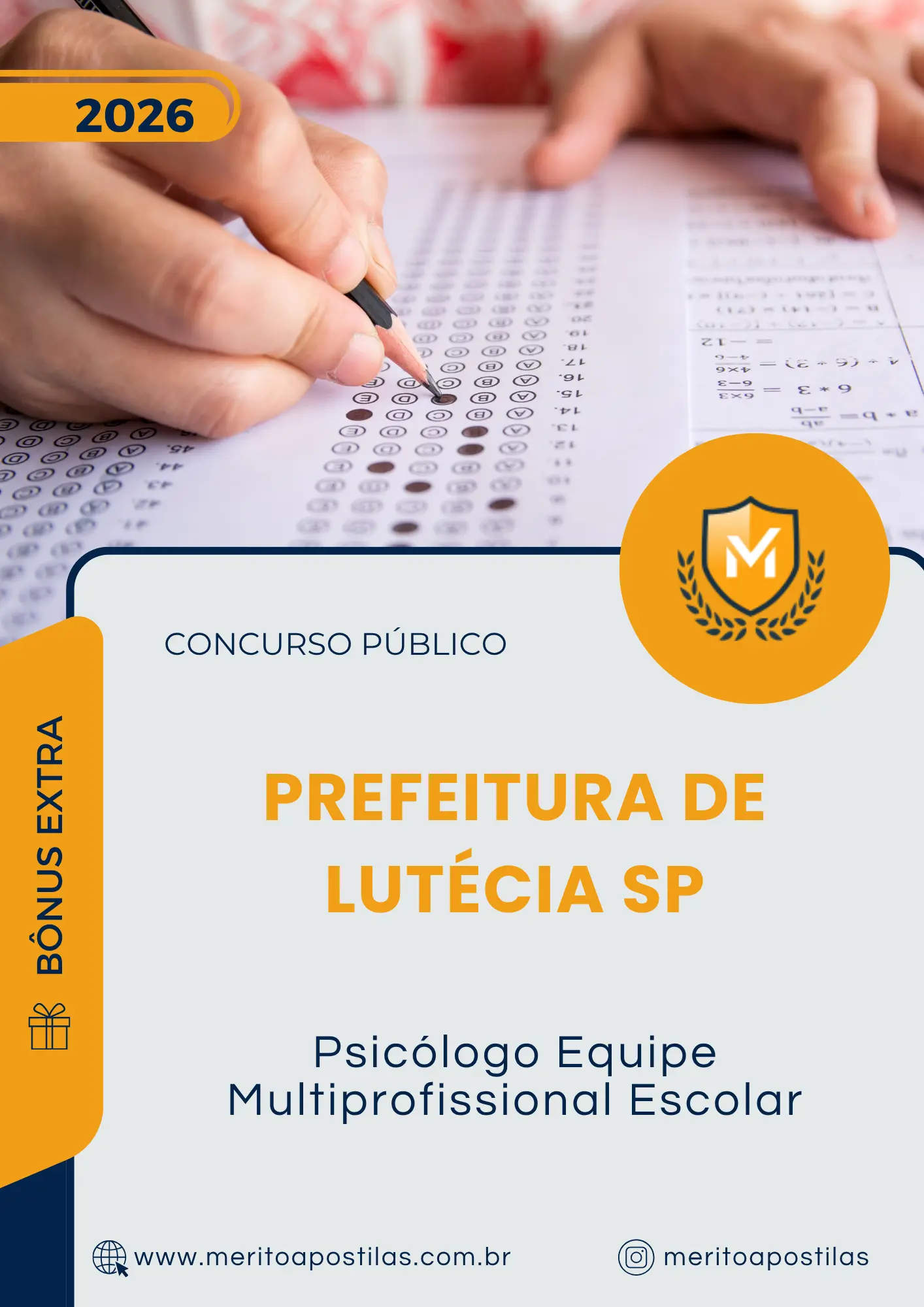 Apostila Psicólogo Equipe Multiprofissional Escolar Prefeitura de Lutécia SP 2026
