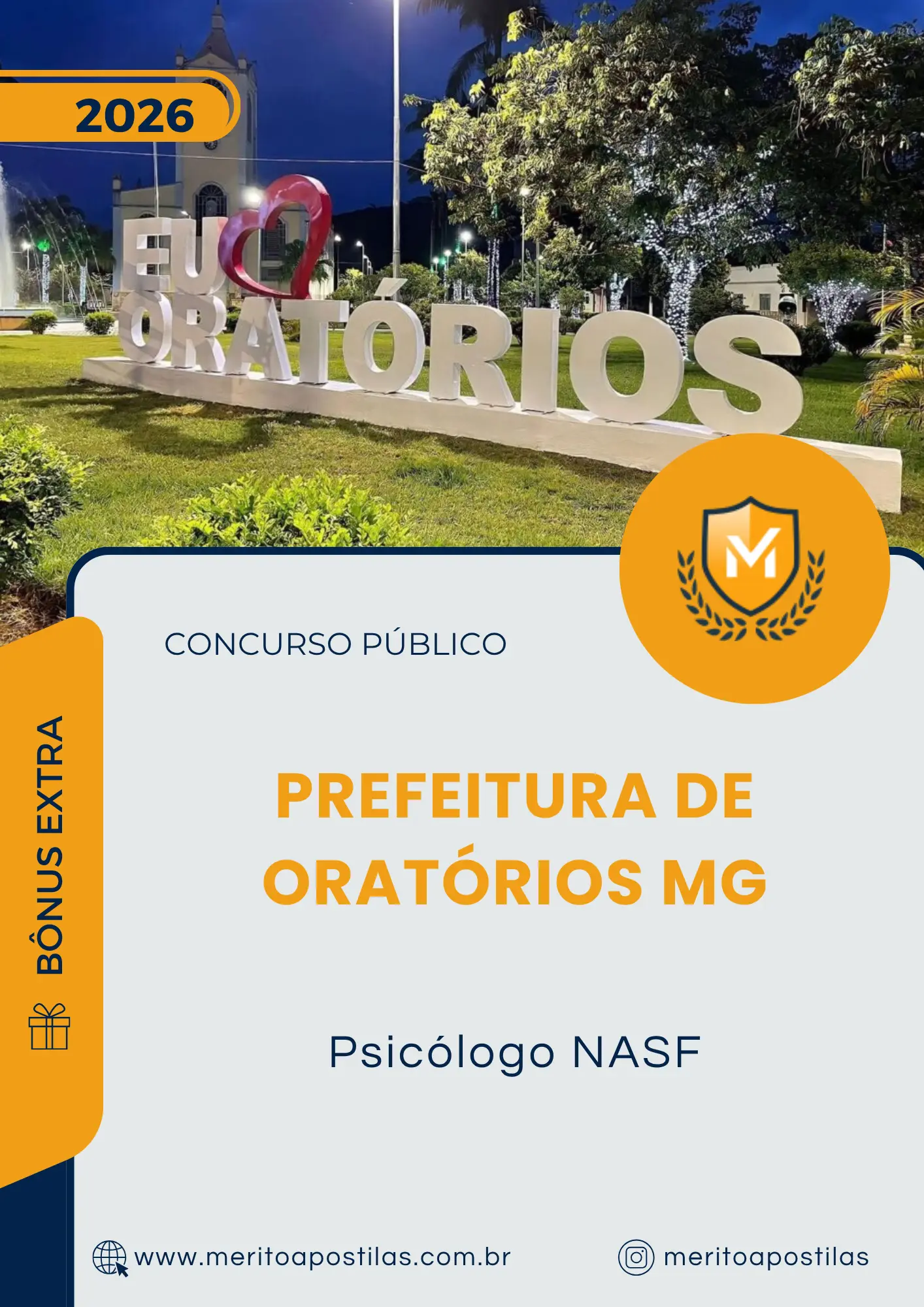 Apostila Psicólogo NASF Prefeitura de Oratórios MG 2026