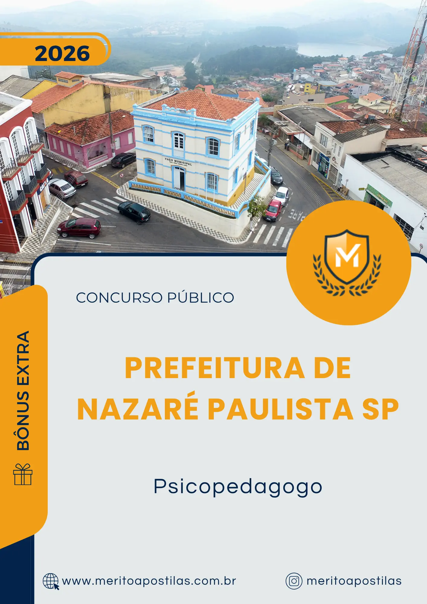 Apostila Psicopedagogo Prefeitura de Nazaré Paulista SP 2026