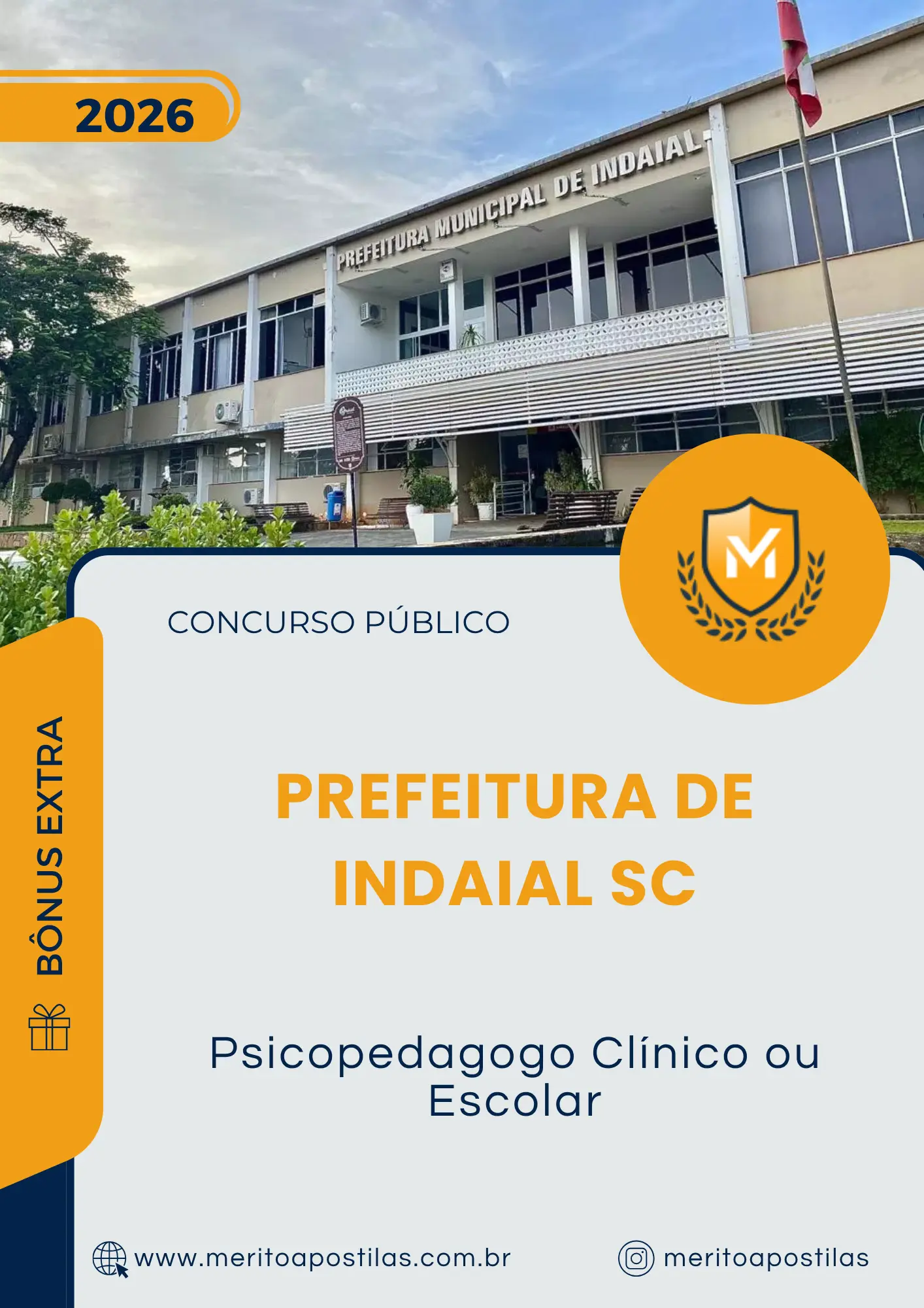 Apostila Psicopedagogo Clínico ou Escolar Prefeitura de Indaial SC 2026