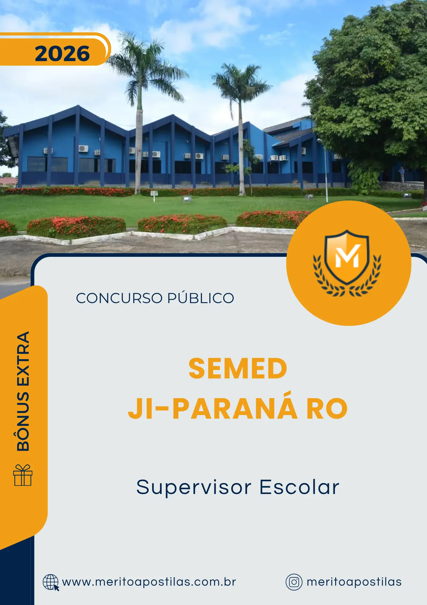 Apostila Supervisor Escolar Prefeitura de Ji Paraná RO 2026
