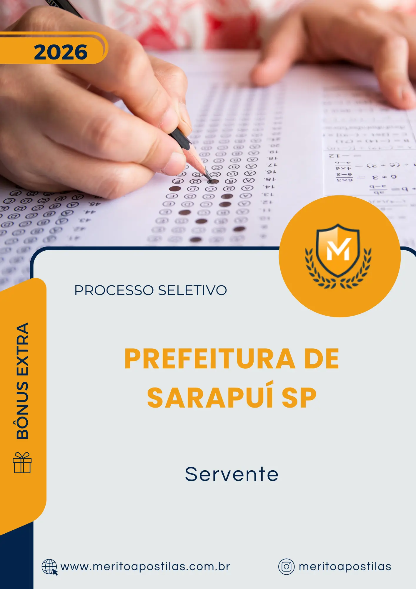 Apostila Servente Prefeitura de Sarapuí SP 2026