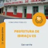Apostila Servente Prefeitura de Ibiraçu ES 2026