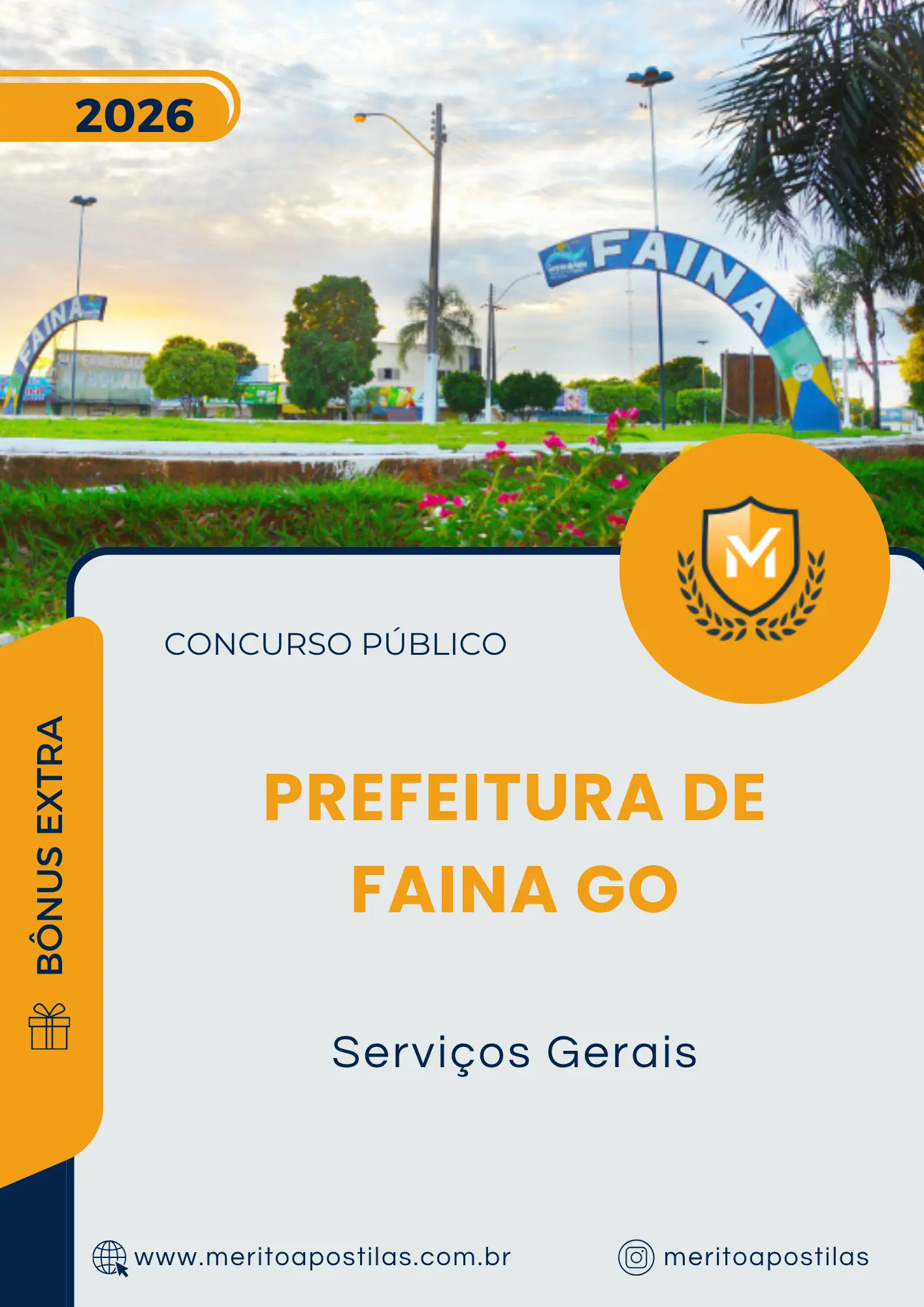 Apostila Serviços Gerais Prefeitura de Faina GO 2026