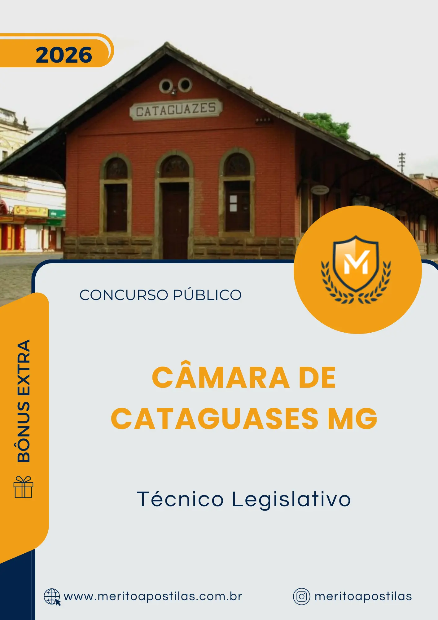 Apostila Técnico Legislativo Câmara de Cataguases MG 2026