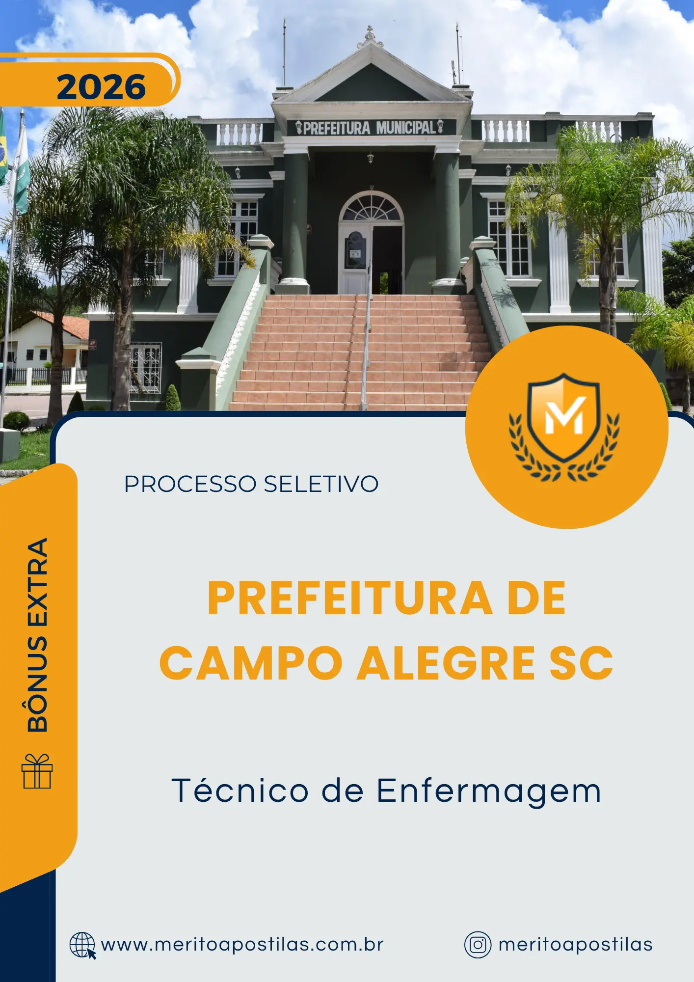 Apostila Técnico de Enfermagem Prefeitura de Campo Alegre SC 2026