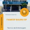 Apostila Técnico de Enfermagem Processo Seletivo Famesp Bauru SP 2026