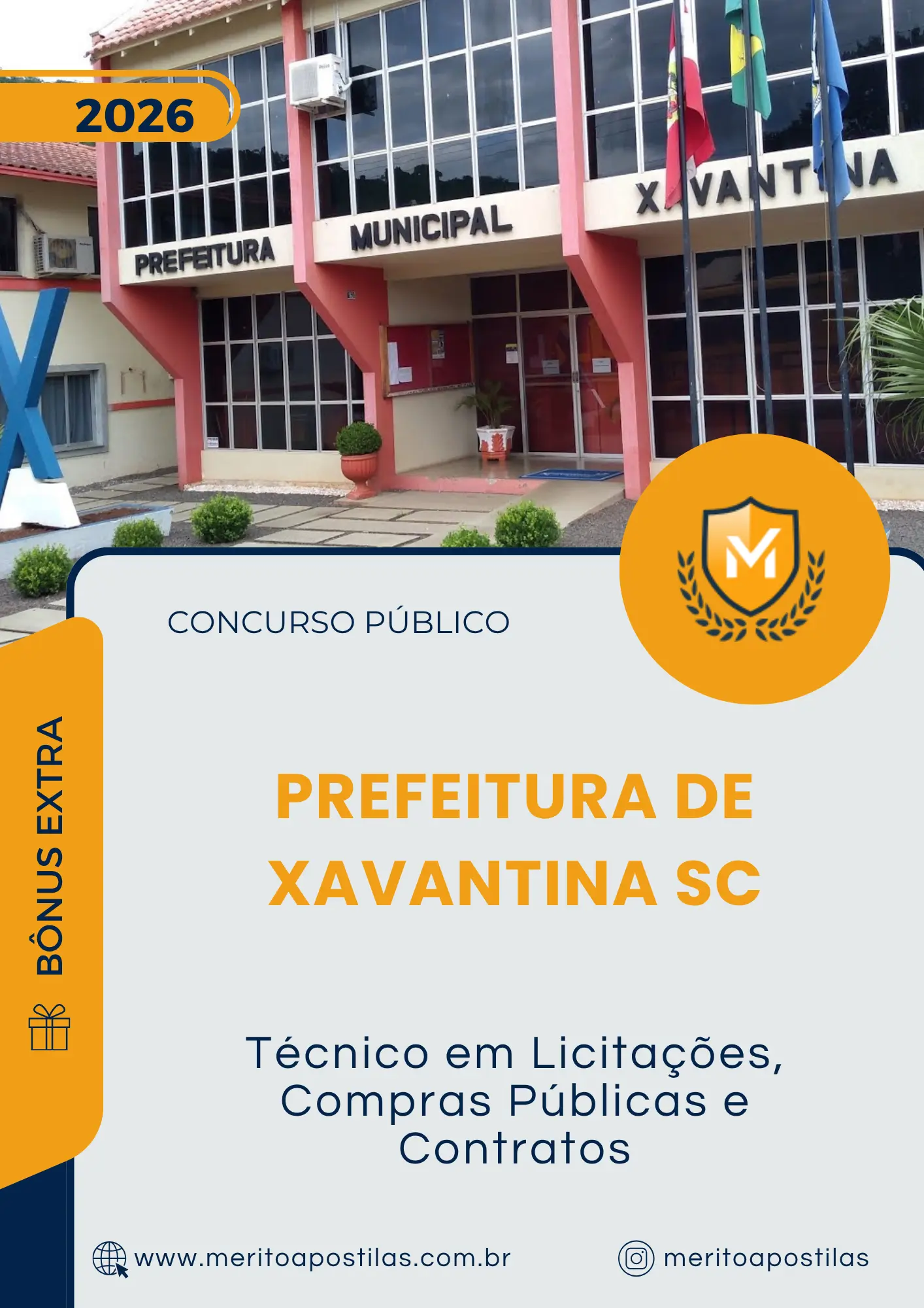 Apostila Técnico em Licitações Compras Públicas e Contratos Prefeitura de Xavantina SC 2026