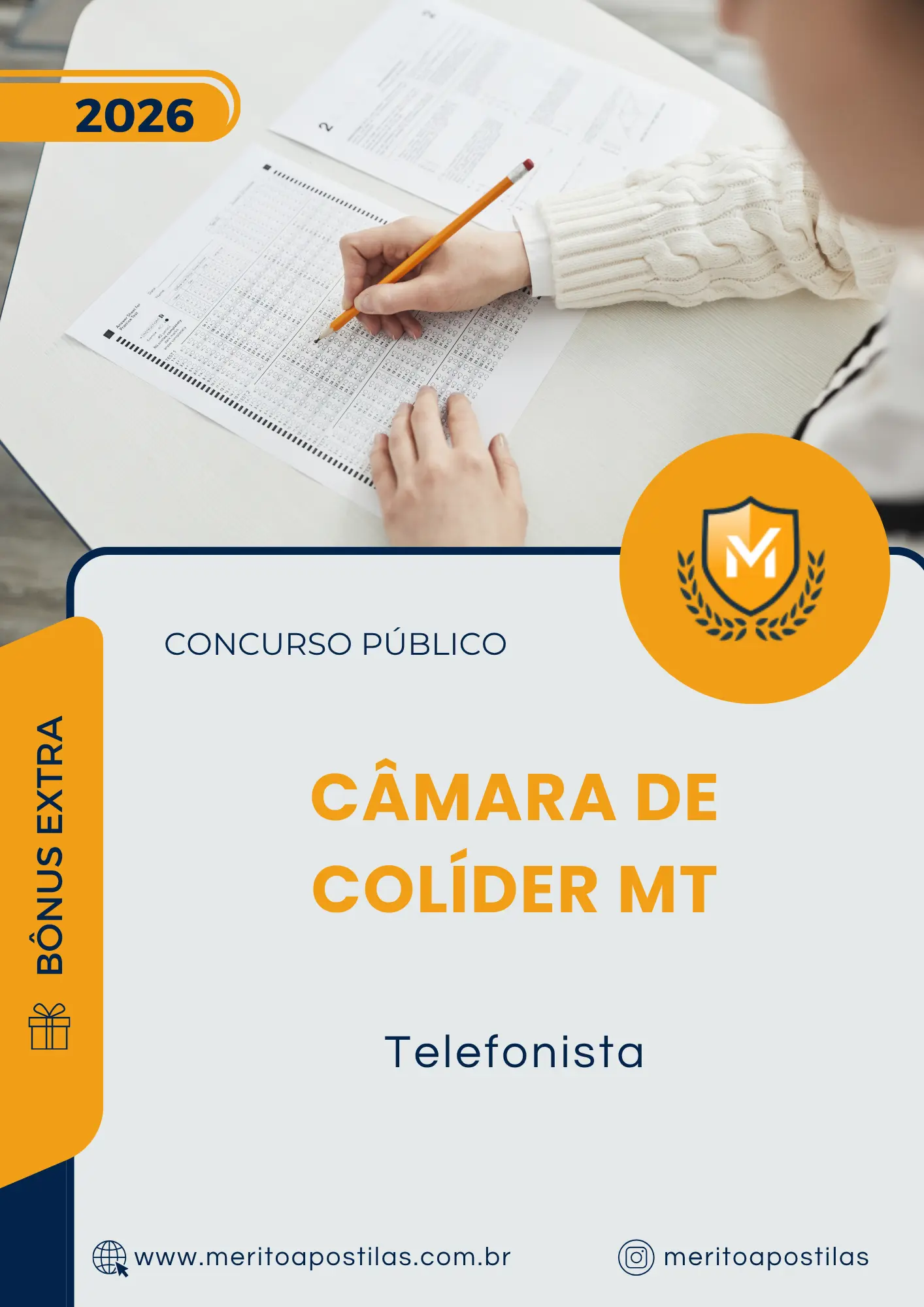 Apostila Telefonista Câmara de Colíder MT 2026