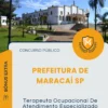 Apostila Terapeuta Ocupacional De Atendimento Especializado Prefeitura de Maracaí SP 2026