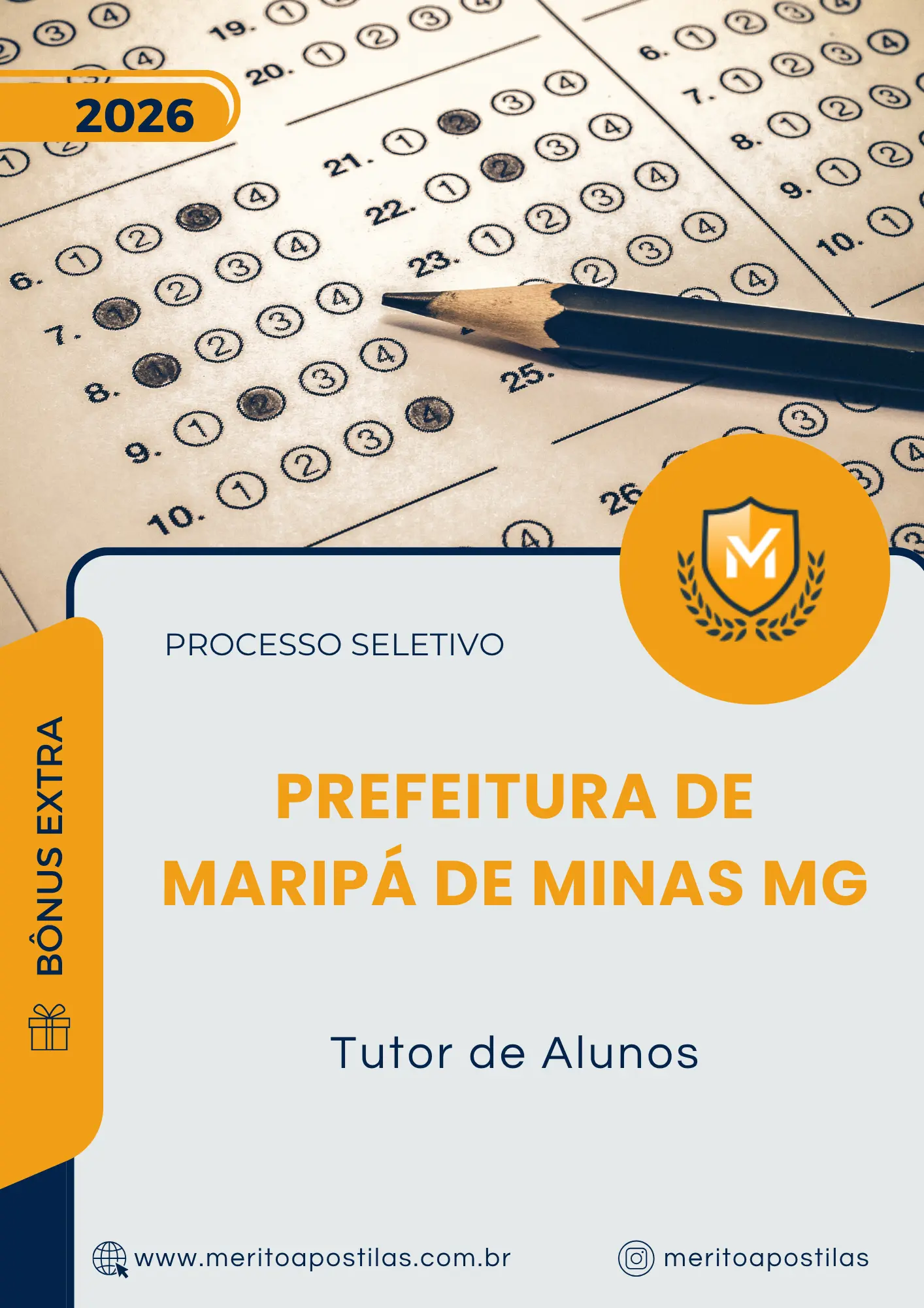 Apostila Tutor de Alunos Prefeitura de Maripá de Minas MG 2026