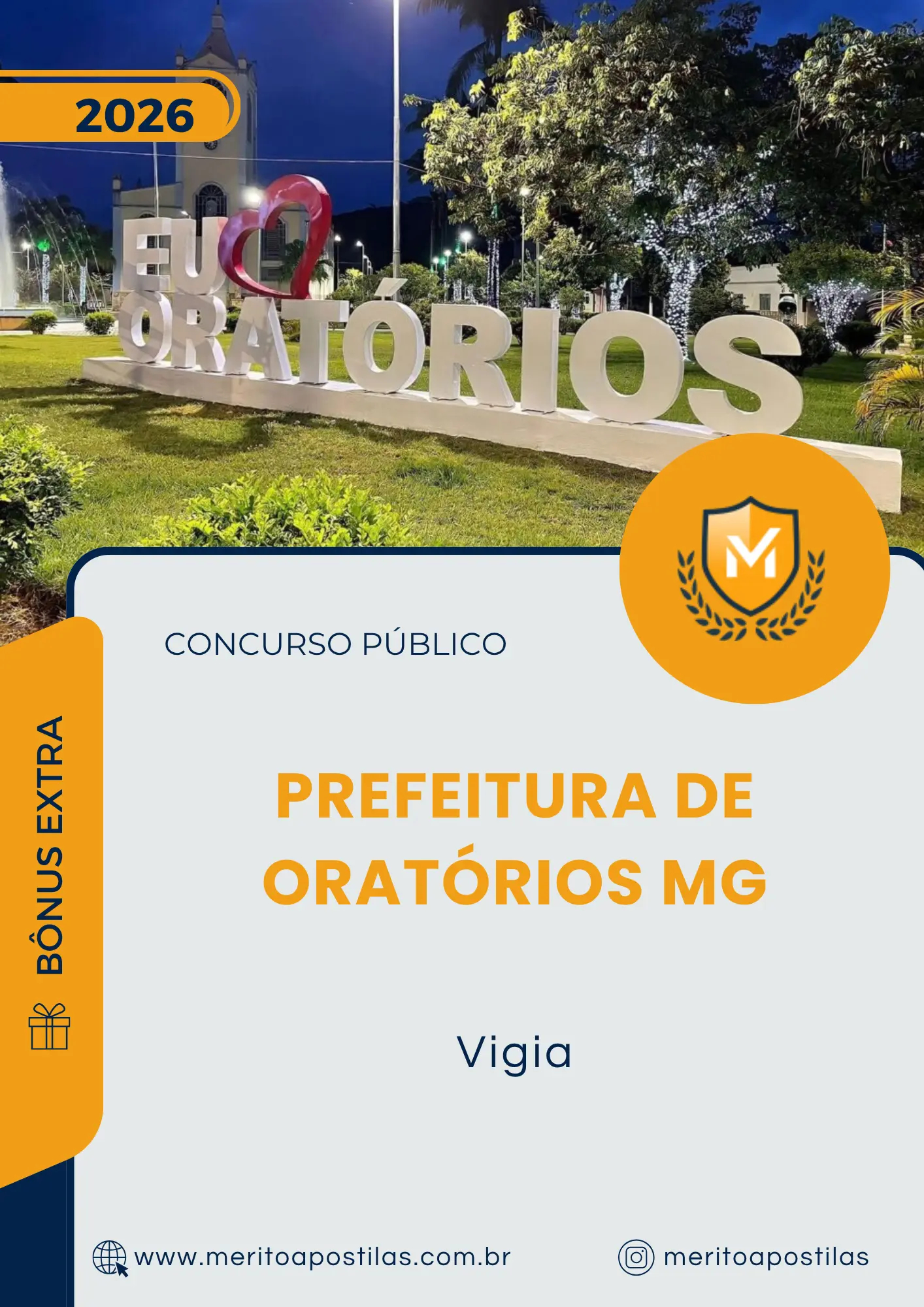 Apostila Vigia Prefeitura de Oratórios MG 2026