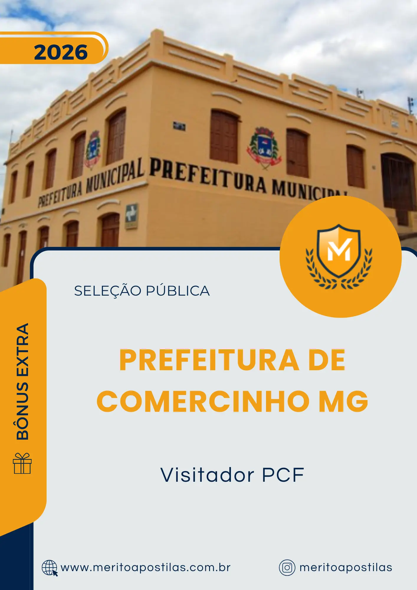 Apostila Visitador PCF Prefeitura de Comercinho MG 2026