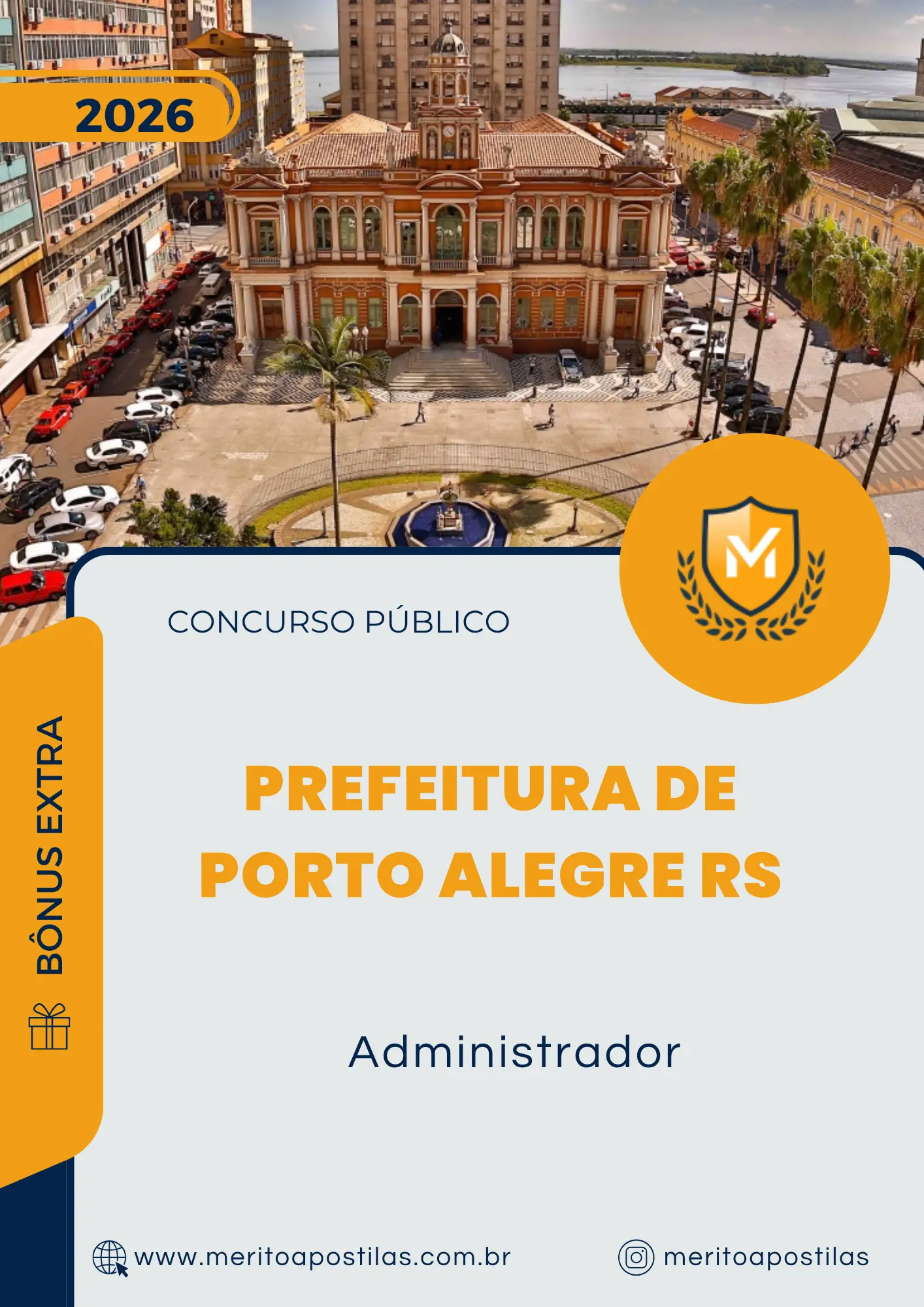 Apostila Administrador Prefeitura de Porto Alegre RS 2026