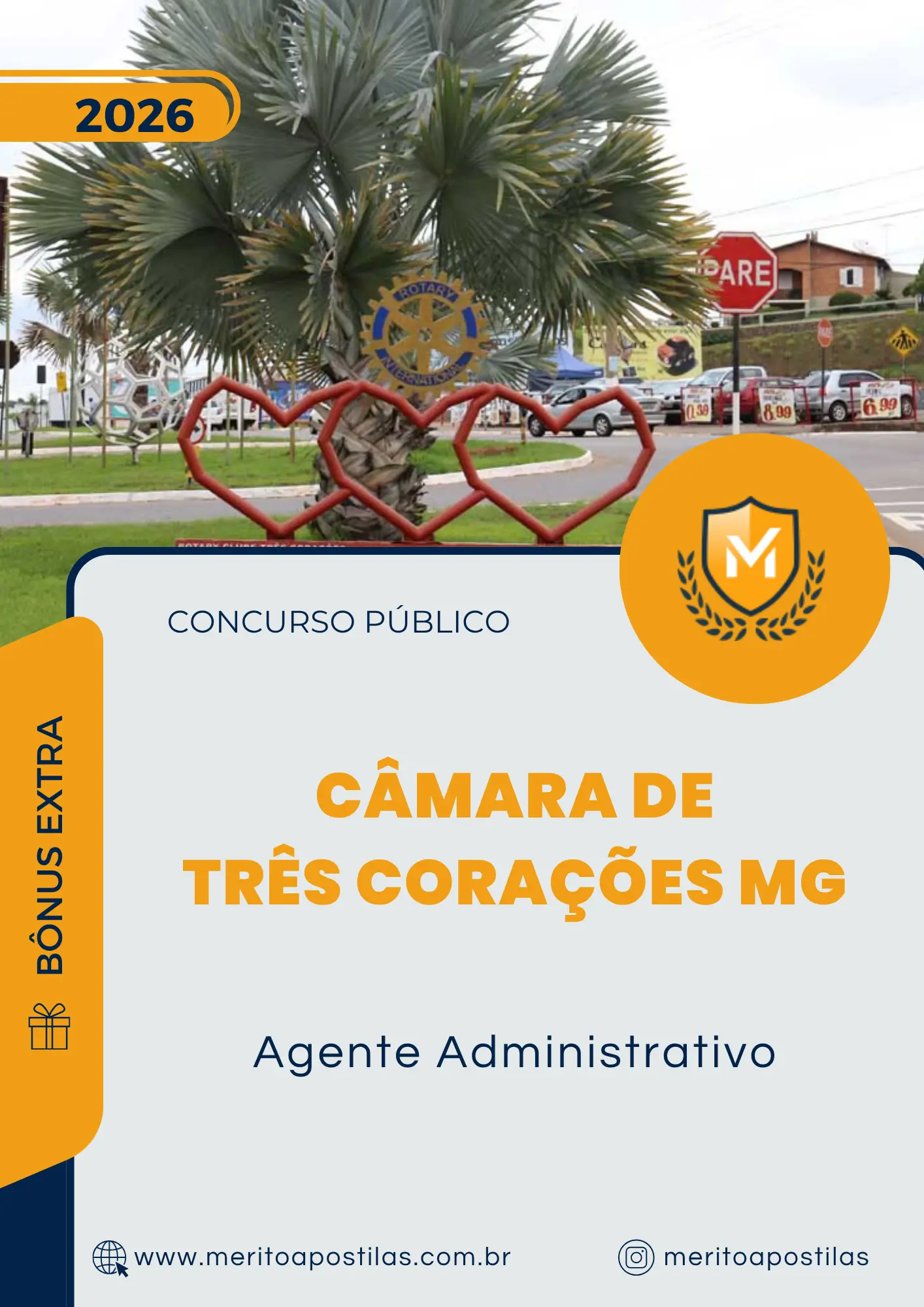Apostila Agente Administrativo Câmara de Três Corações MG 2026