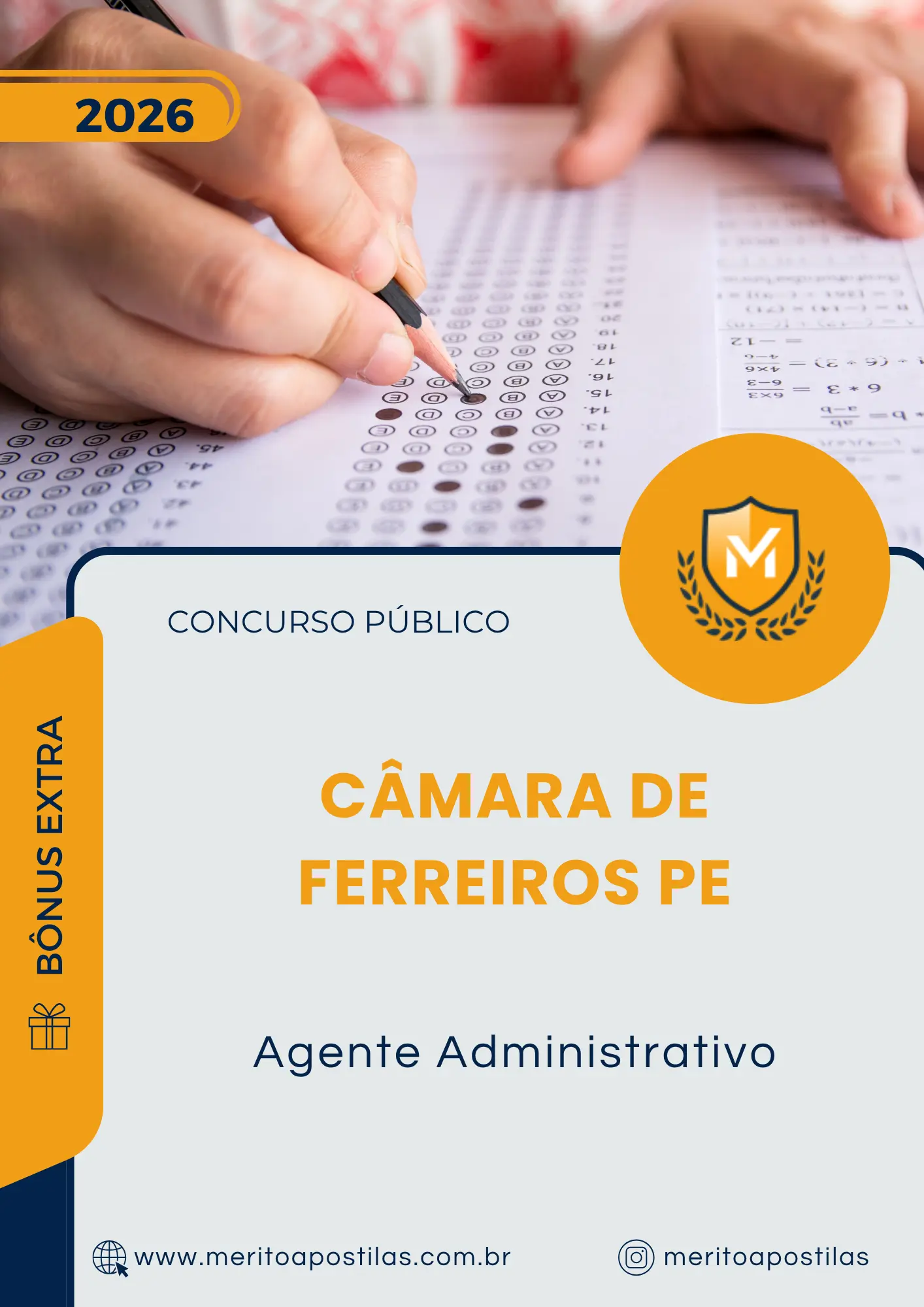 Apostila Agente Administrativo Câmara de Ferreiros PE 2026