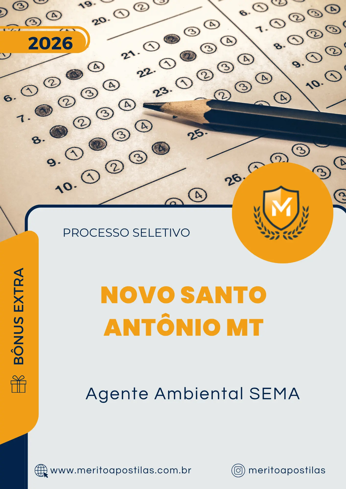 Apostila Agente Ambiental SEMA Prefeitura de Novo Santo Antônio MT 2026