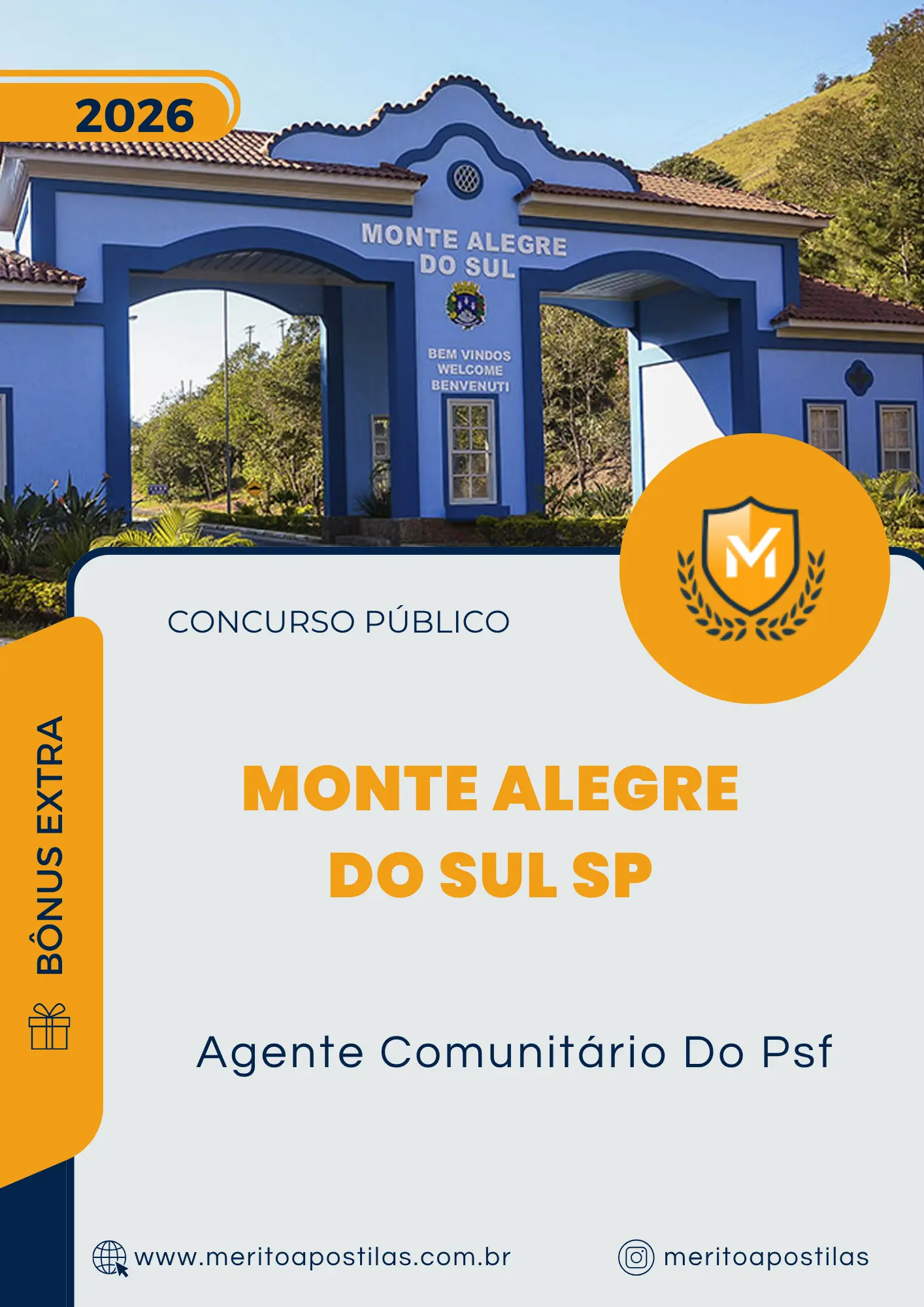 Apostila Agente Comunitário Do Psf Prefeitura de Monte Alegre do Sul SP 2026